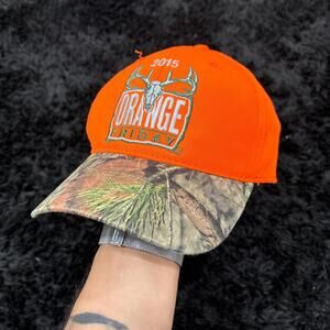 Orange fridays camo cap
